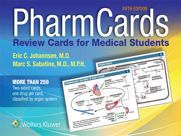 PharmCards: Review Cards for Medical Students, 5th Edition